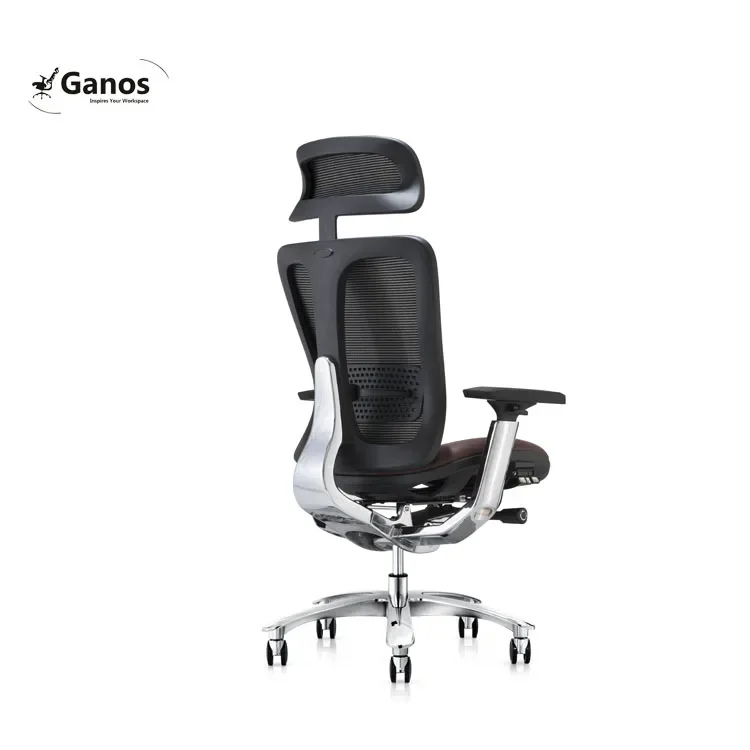 Full Leather New Wholesale High Quality Stylish Durable Office Ergonomic Chair