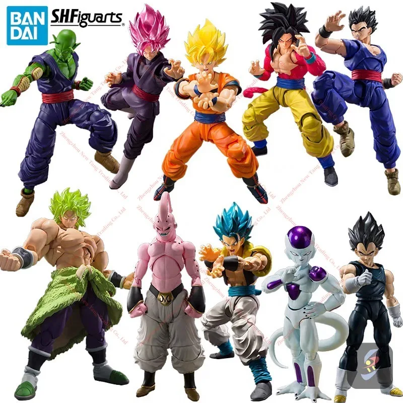 

In Stock Bandai S.H.Figuarts Original Dragon Ball Super Saiyan Son Anime Collection Model Toys Collection Gifts