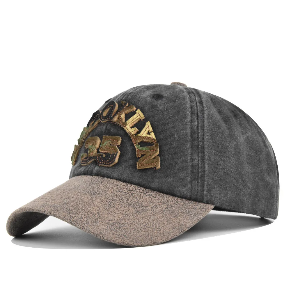 Retro Baseball Cap for Women Men Washed Cotton Dad Embroidered Hat Four Seasons Casual Snapback Hat Summer Sun Cap Unisex Gorras