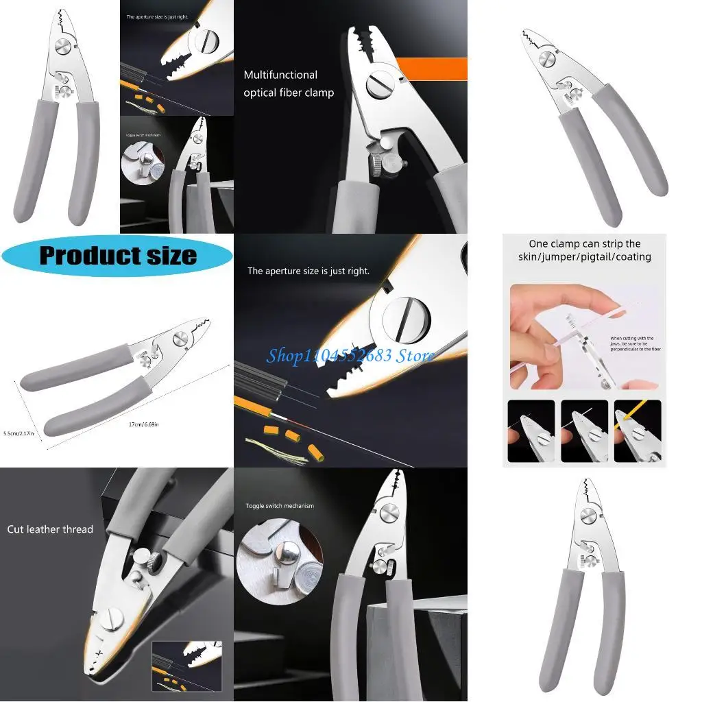 

Y6GD Multifunctional Fiber Stripping Tool Stripping Pliers Pliers Stripping Tool