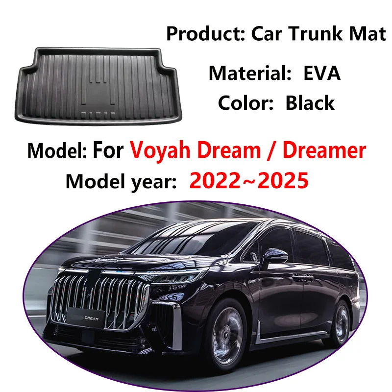 

Коврик в багажник автомобиля из ЭВА для Voyah Dream Dreamer 2022 2023 2024 2025 Rabdan One Seven Коврик для багажника Коврики для хранения Аксессуары
