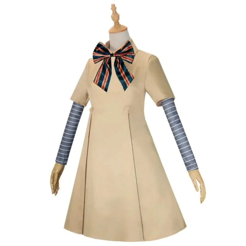 Urso Den M3gan Mulheres Filmes Megan Cosplay Traje Vestido Meias Bowknot M3GAN Peruca Crianças Adulto Halloween C Novo 2025