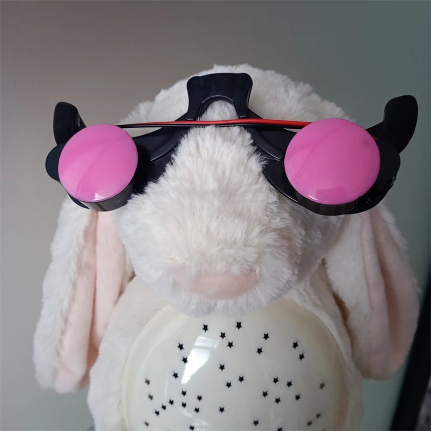 Occhiali luminosi a LED Divertenti occhi rossi Bambini Halloween Clown Cosplay Accessori anime Accessori per feste Carnevale Masquerade Occhiali luminosi