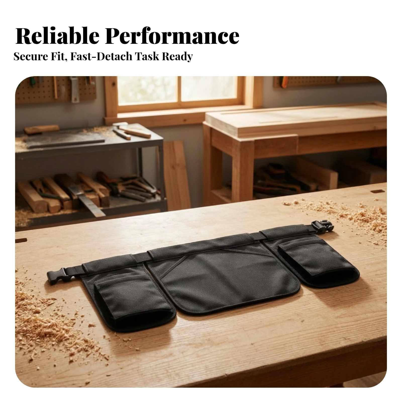 Tool Waist Bag Sturdy Tool Storage Bag with Belt Waist Pouch with Belt Multifunctional Waterproof for Electricians
