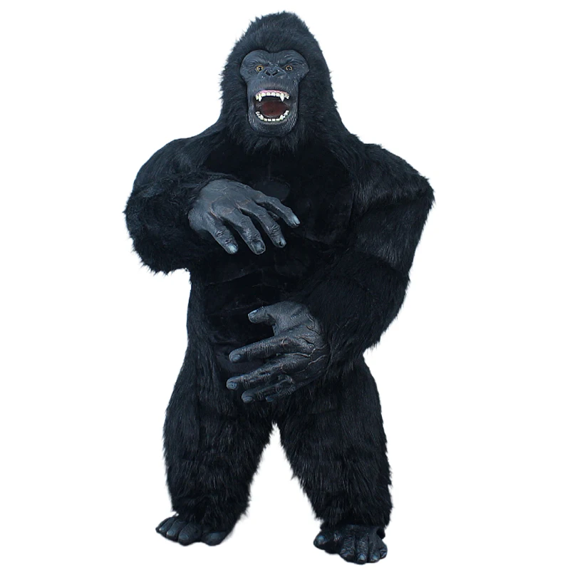 Saygo Upgrade gonfiabile King Kong Costume mascotte per adulto Halloween peloso animale carnevale vestito da passeggio vestito Fursuit Gorilla