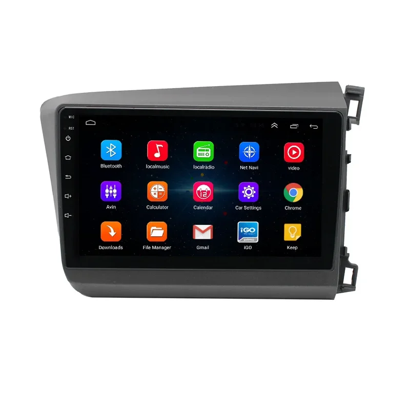 9 Inch Android 10 1GB+16GB Civic 2012~2015 Right Drive Car DVD Player For Honda