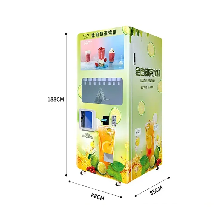Fabrikverkauf Smart Milk Boba Bubble Tea Vending Machine Vollautomatischer Bubble Tea Vending Machine Robotics für Getränke