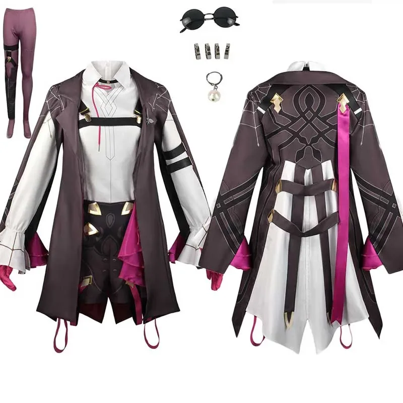 

DY2025Kafka Cosplay costume Big Size Anime Halloween Party Costume Combat Kafka Outfits Stockings For Role Play Anime Comic Con