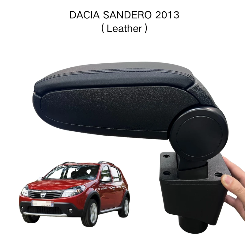 

Armrest Leather For DACIA SANDERO 2013 Custom Fit Center Console Storage Box Vehicle Accessories Comfortable Driving