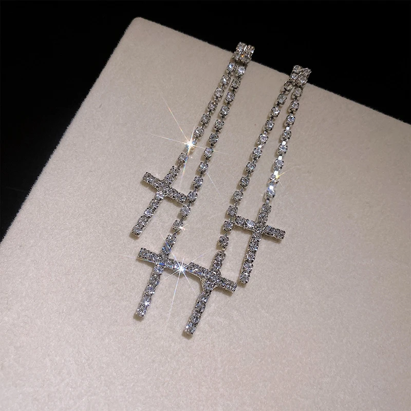 GANPUP Niedliche Schleifen-Quasten-Zirkonia-Ohrhänger für Frauen Süße Mode Neuer Schmuck Geschenk Party серьги женские – Detail 9