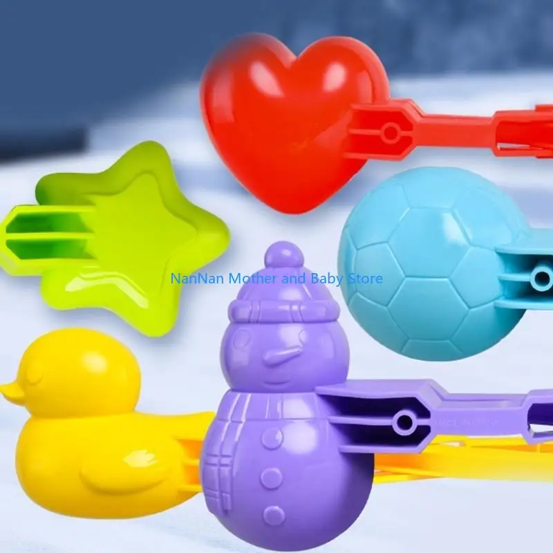 Śnieżki na zewnątrz klip śnieżnych zacisków