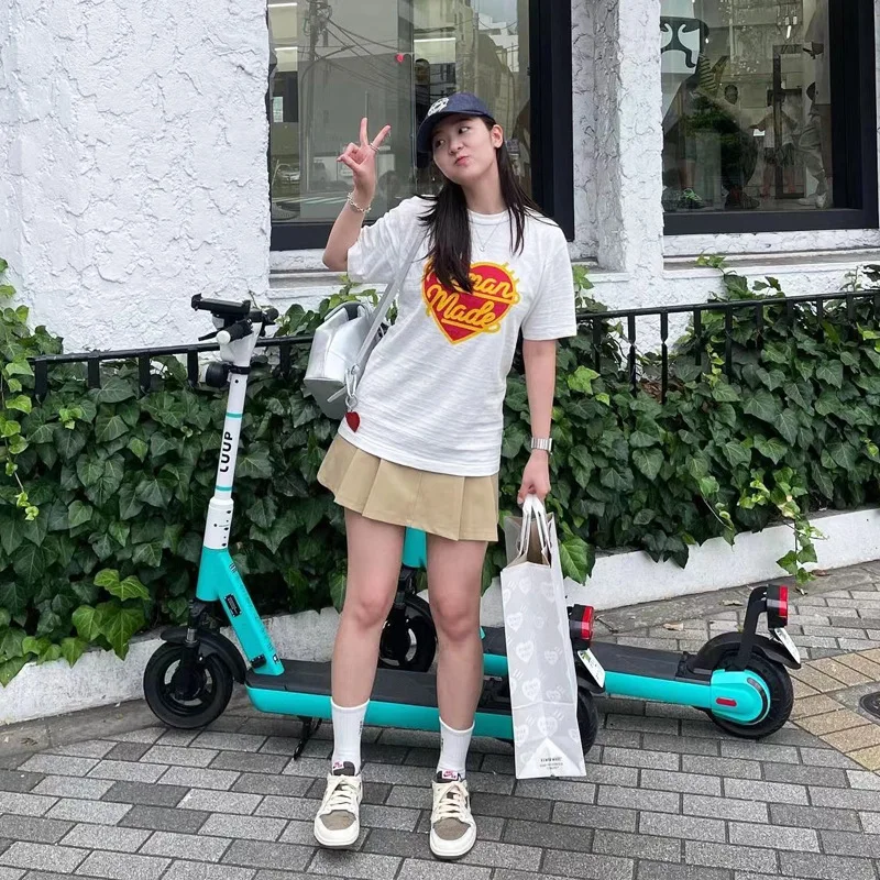 Nouveau T-shirt imprimé HUMAN MADE Mechanical Love Été 2026, tendance japonaise, pour hommes et femmes, col rond, manches courtes