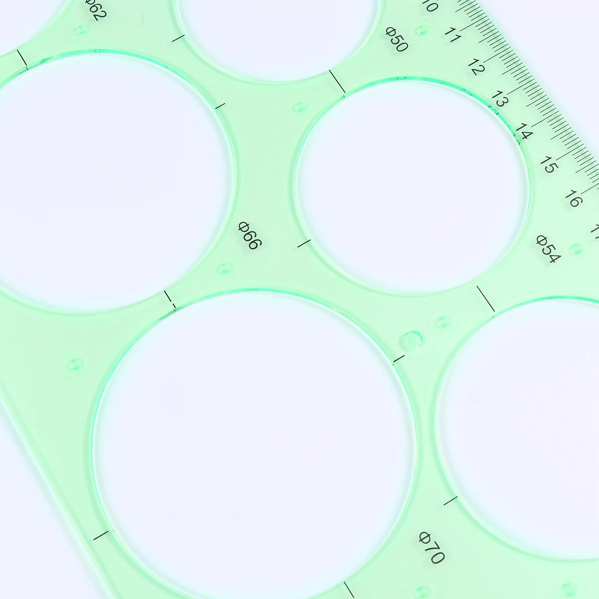 3 Pcs Drawing Templates Set Transparent Rulers Metric System Architecture Measuring Tool School Office Design Building