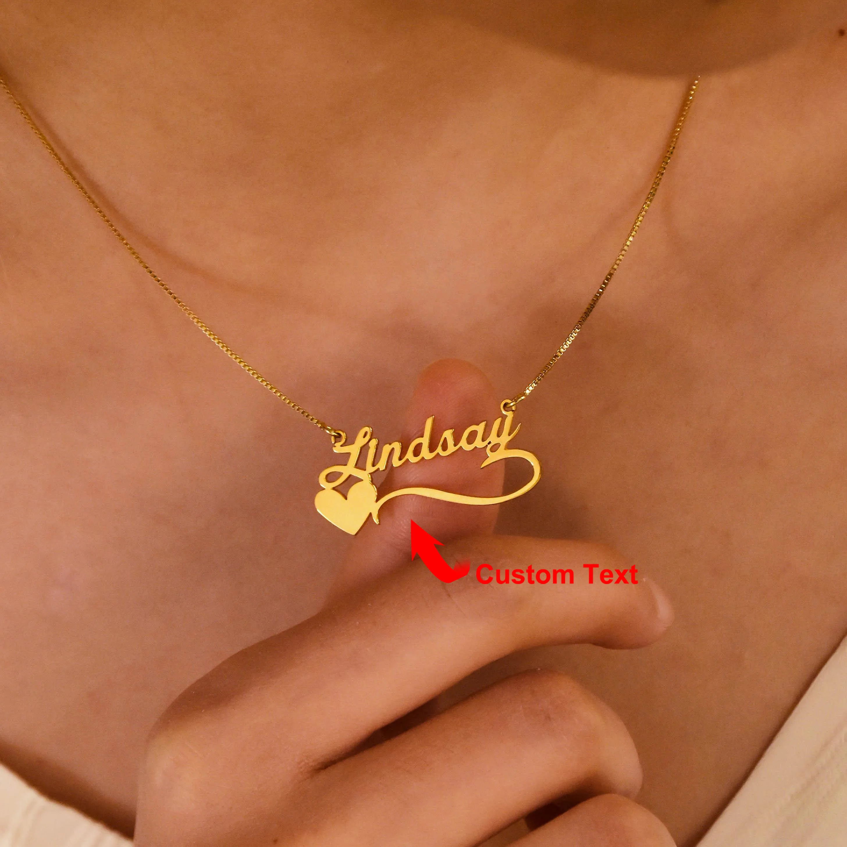 

Personalised Name Necklace with Heart Engraved Heart Necklace Heart Name Necklace Custom Heart Necklace Mothers Day Gift