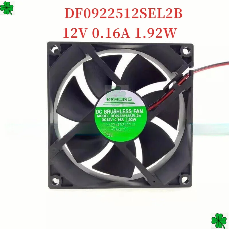 1PCS NEW For KERONG DF0922512SEL2B 12V 0.16A 1.92W 2-wire 9CM cooling fan