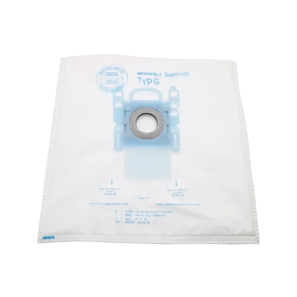 Vacuum Cleaner G Type Cloth Dust Bags Type G for Bosch & SIEMENS BSG7 BSG6 BSGL3126