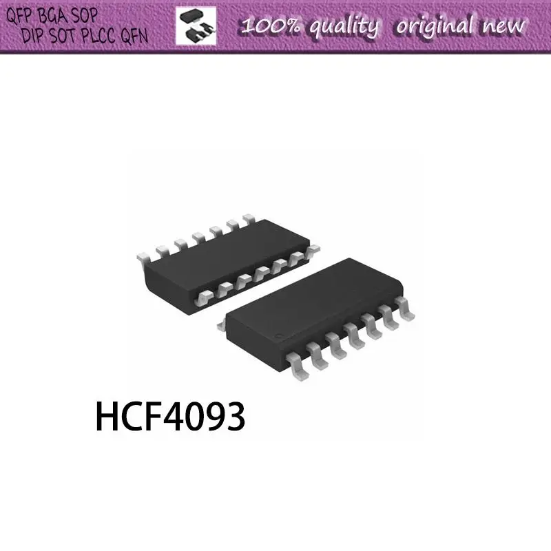 

NEW 5PCS/LOT HCF4093 HCF4093M013TR SOP-14