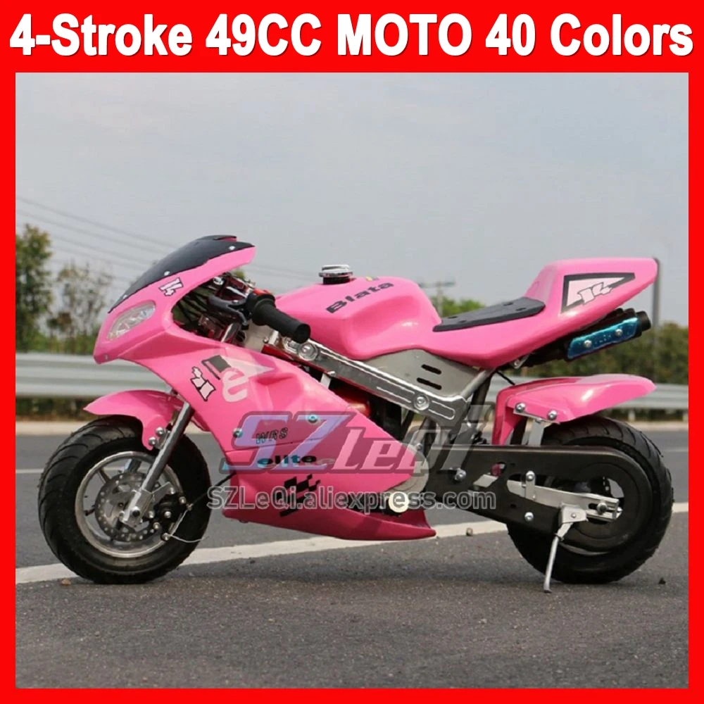 49CC 50CC 4Stroke Mini Motorcycle ATV OFF-Road Vehicle Apollo Mountain Bike Sports Gasoline Kart Adult Racing Small Motorbike