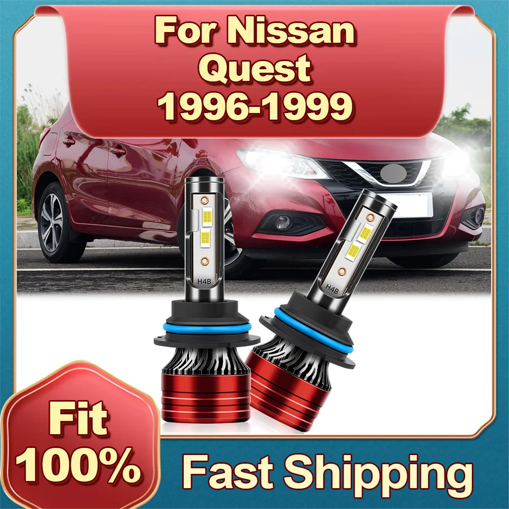 

Auto Lamp Car Light 180W Two-sided CSP Chip Bulbs 30000LM Hight Low Beam Canbus No Error For Nissan Quest 1996 1997 1998 1999