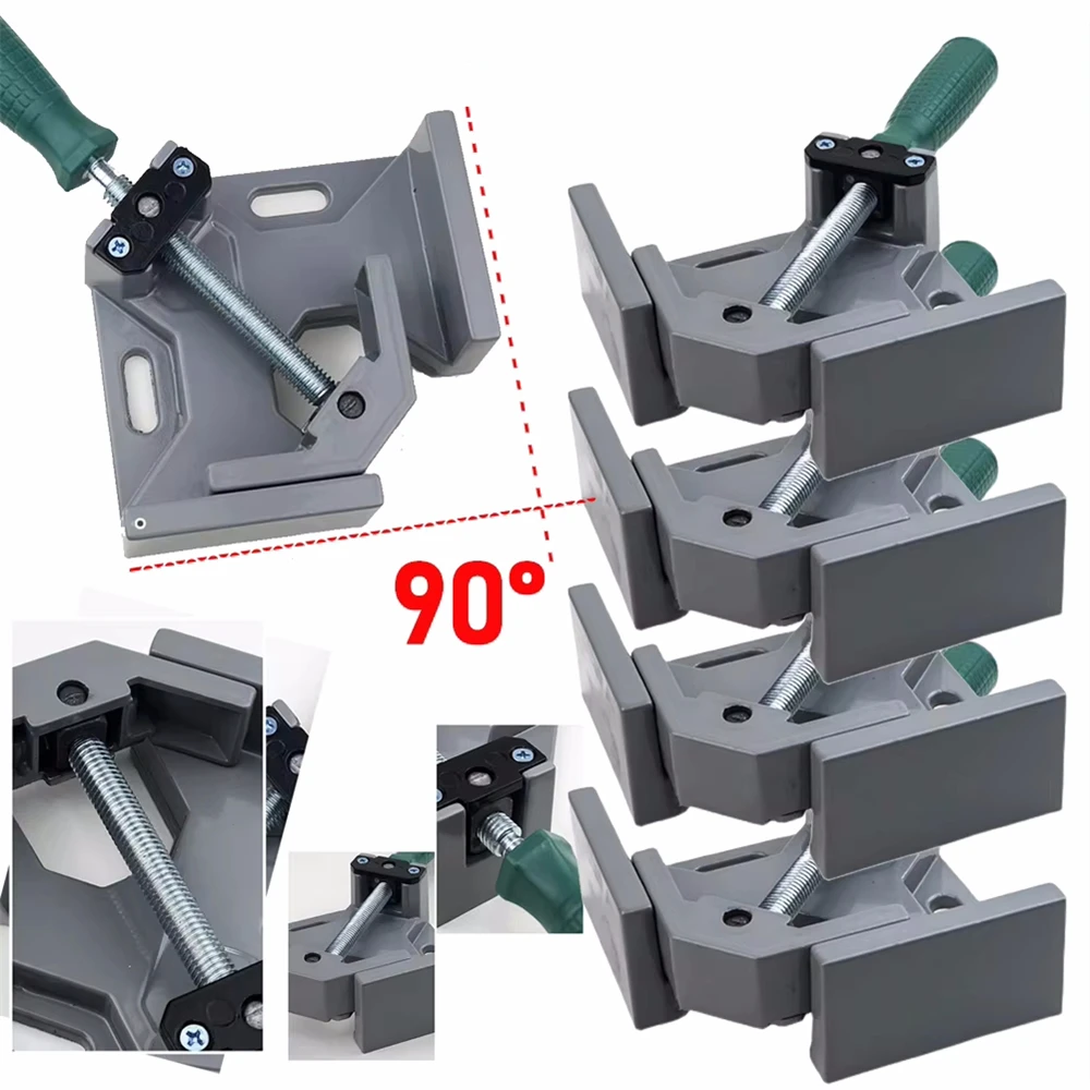 

90 Degree Angle Welding Corner Right Angle Fixing Clip Clamp Holder Woodworking Photo Frame Glass Clamp Hand Tool for Furniture