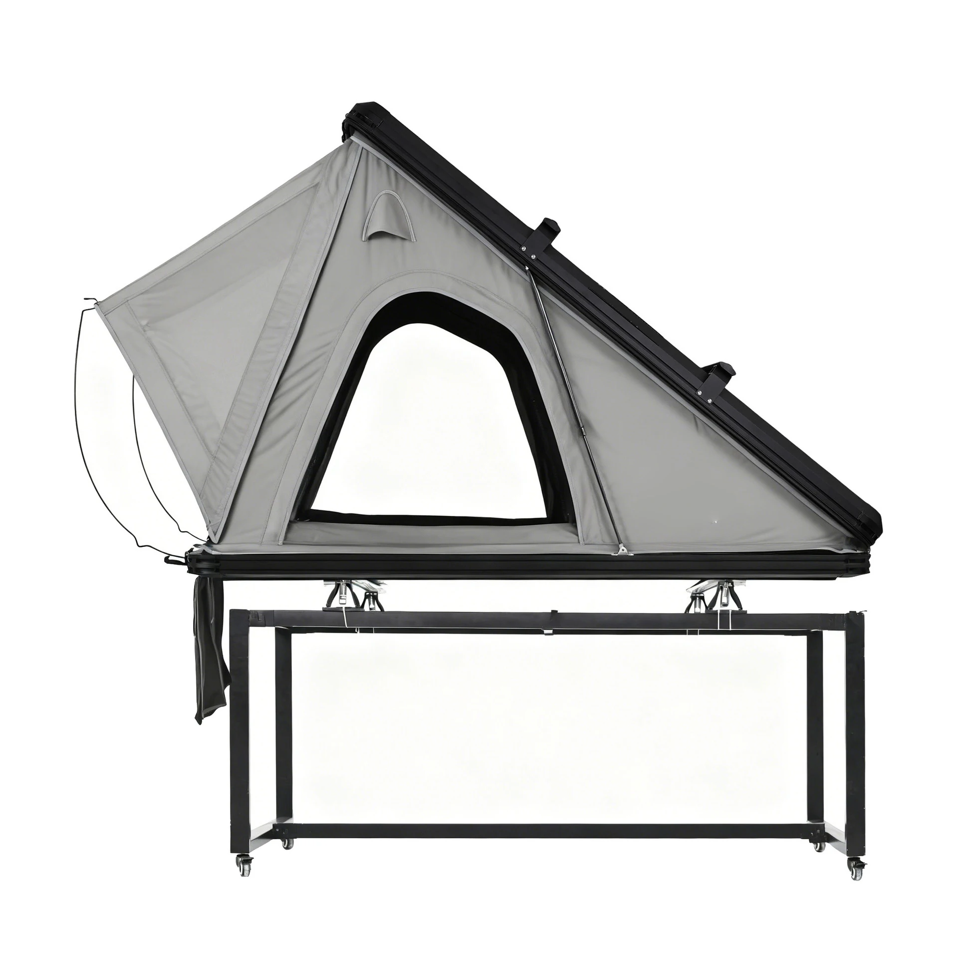 

1.3 Meter Hard Shell Aluminum Alloy Triangle Roof Top Tent Four-Season Waterproof Camping Gear Car-Mounted SUV Outdoor Camping