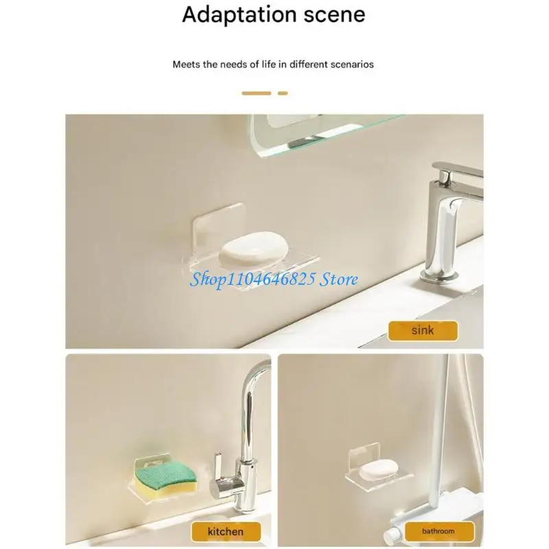 

Акриловый лоток для хранения мыла с противоскользящими краями и удобной установкой на стене. Легко носить с собой, подходит для