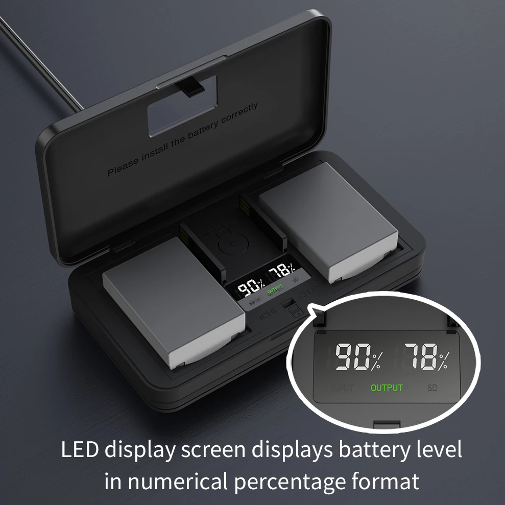 The BLN-1 Battery and USB Digital Charger are used for the Olympus EM1 EM5 EP5 EM5 M2 Pen-F E-M5 Mark II camera.