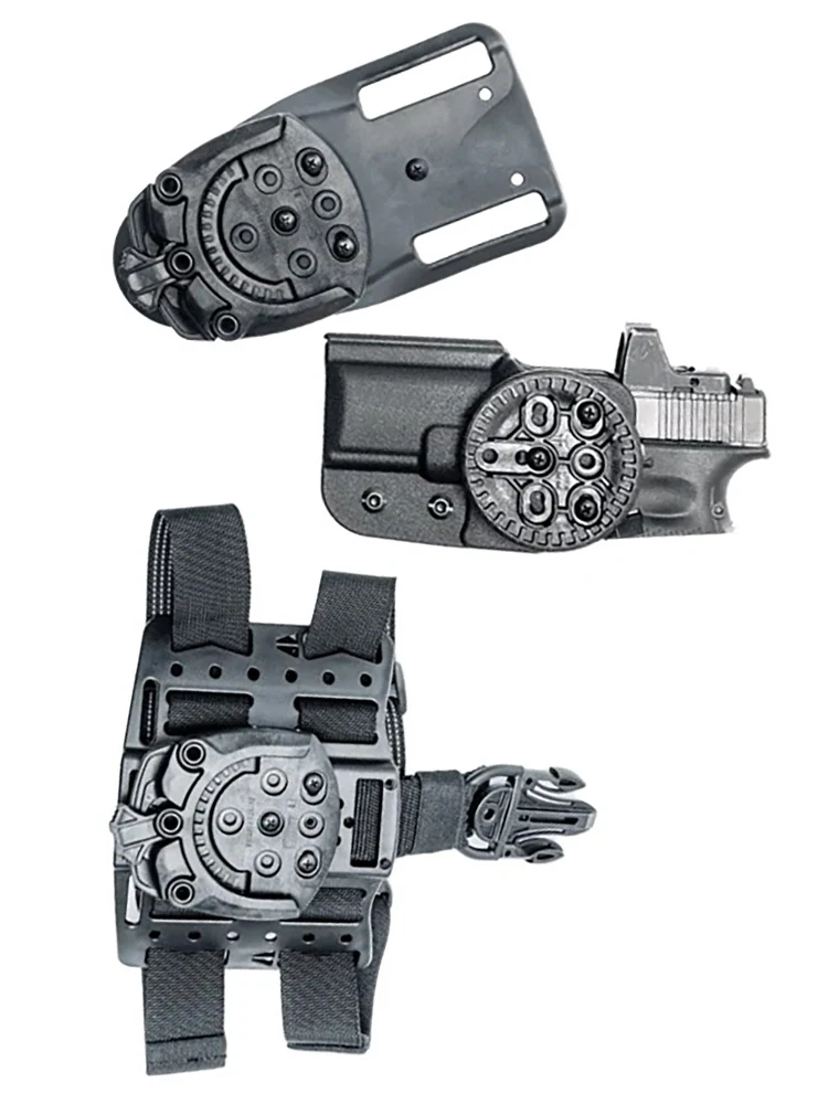 Imagem -06 - Conexão Rápida Coldre Tático Tek Mount Bainha Clipe de Cintura Modelos Tek Lok