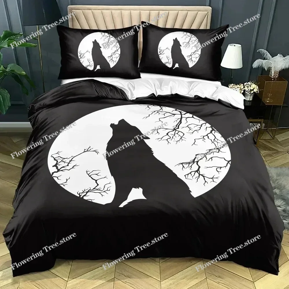 

3D Animal Printed Duvet Cover Set Bedclothes Owl Pattern Bedding Set Quilt Cover With Pillowcases Queen King Size Bedroom Decor