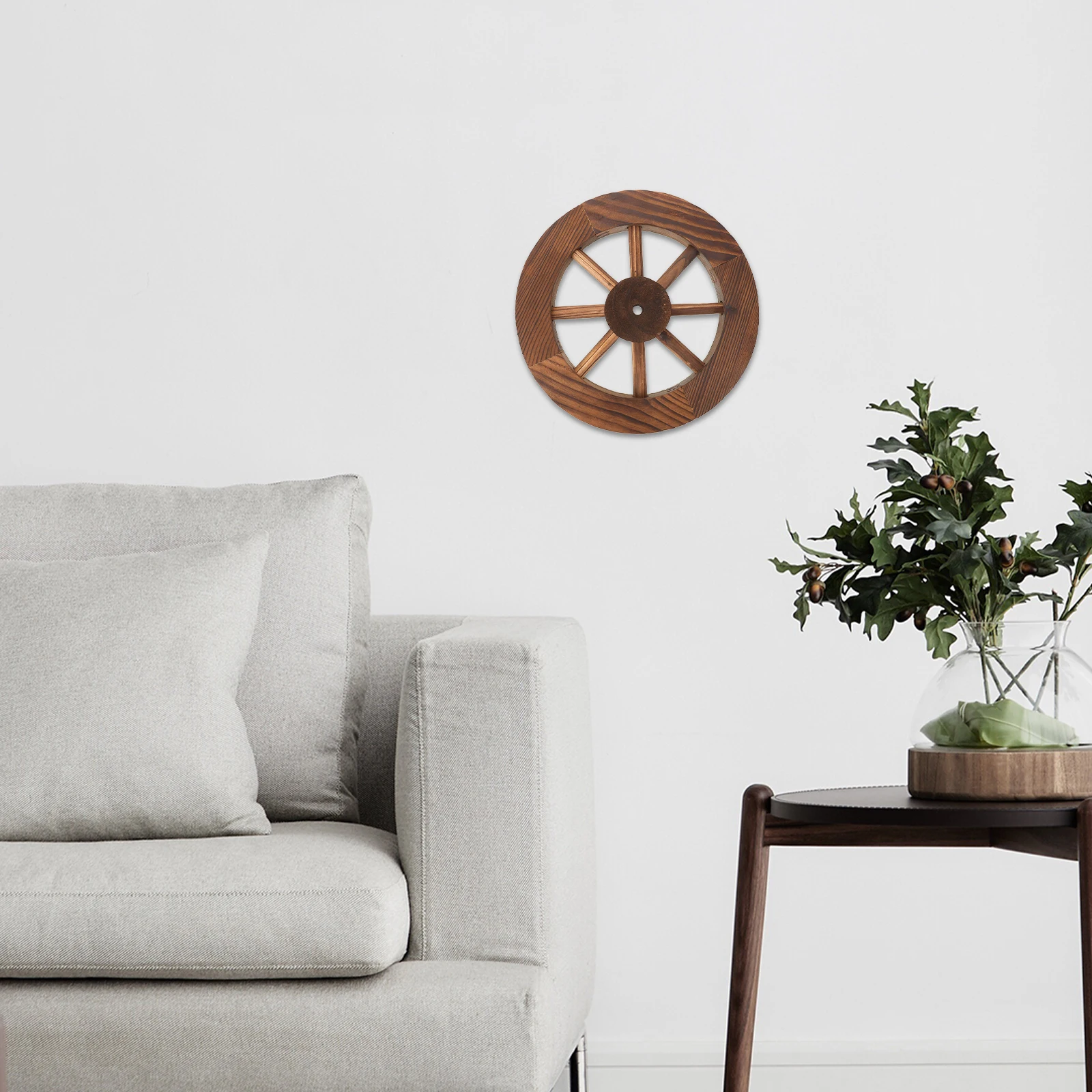 

Wooden Wagon Wood Wooden Wagon Wall Art Wheel Decor Art Vintage Wood Wheel Decor Rustic Room Decoration Balcony Garden nament