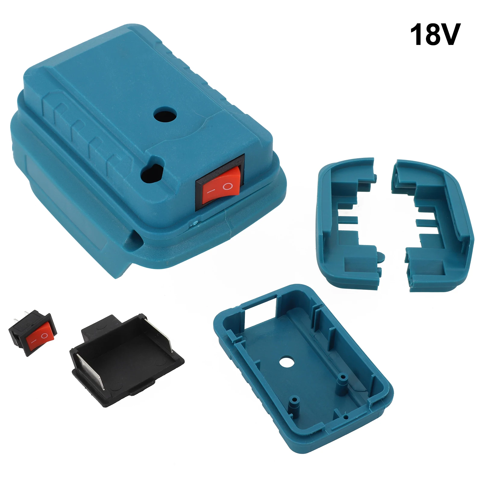 For DIY Projects Approx 10*4cm Battery Adapter Plastic Material Practical Design Suitable For Tools 10x4cm Size