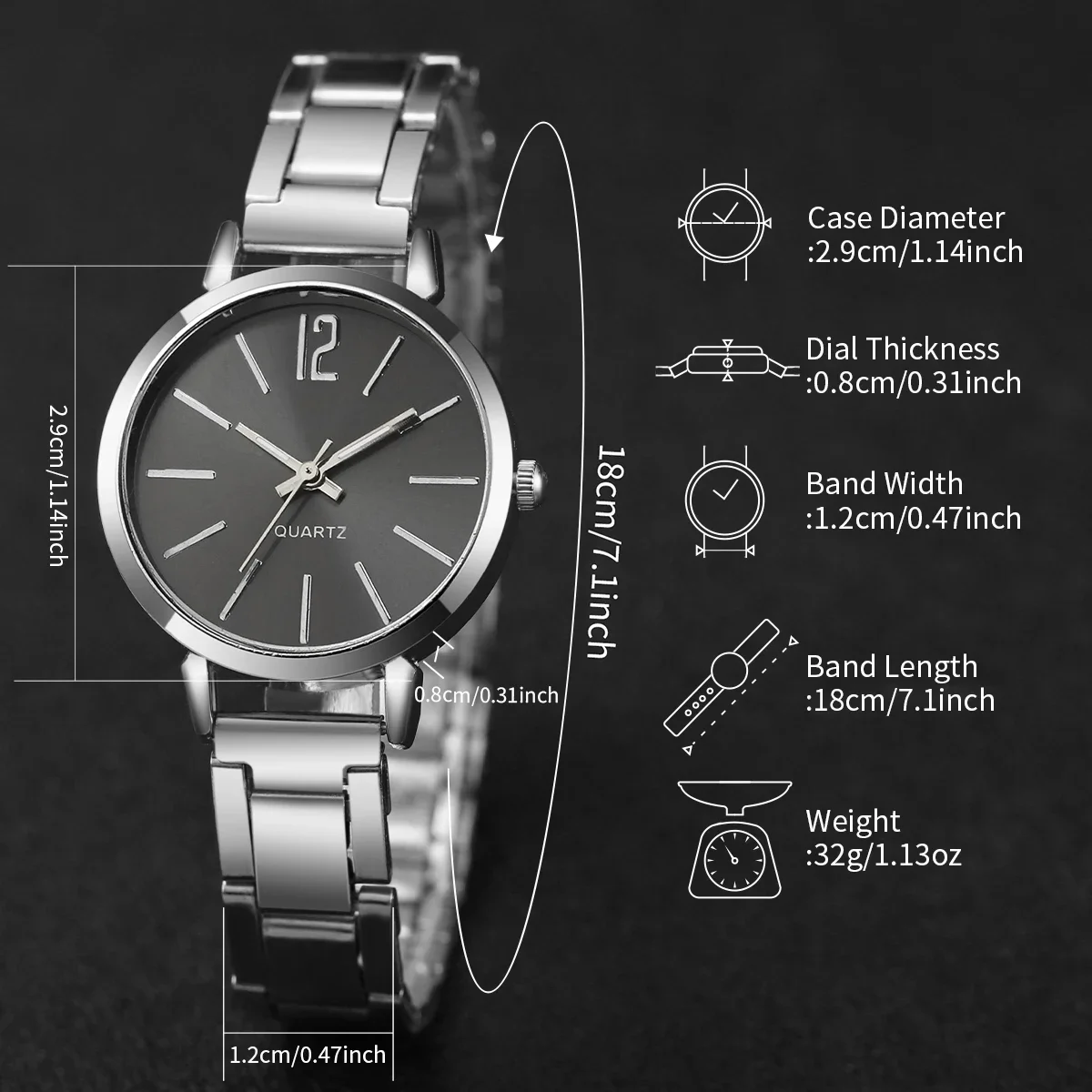 4 قطع أزياء العربية الهاتفي النساء الساعات عارضة السيدات كوارتز ساعة اليد حجر الراين أساور مجموعة Reloj Mujer (بدون صندوق) #5