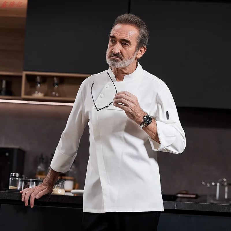 Uniforme de Chef d'hôtel, vêtements de travail de Chef de Restaurant, magasin de gâteaux, boulanger, serveur de Restaurant occidental, vêtements de cuisine d'automne