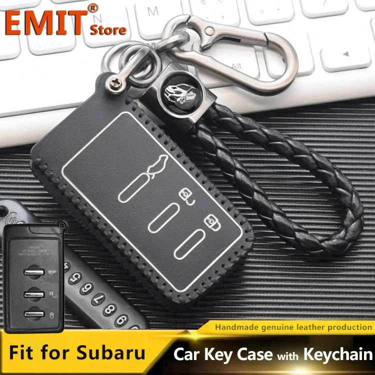 For Subaru XV STI OUTBACK WRV BRZ Impreza Forester Legacy Ascent Car Key Case Remote Protection Cover Keychain Shell Accessories