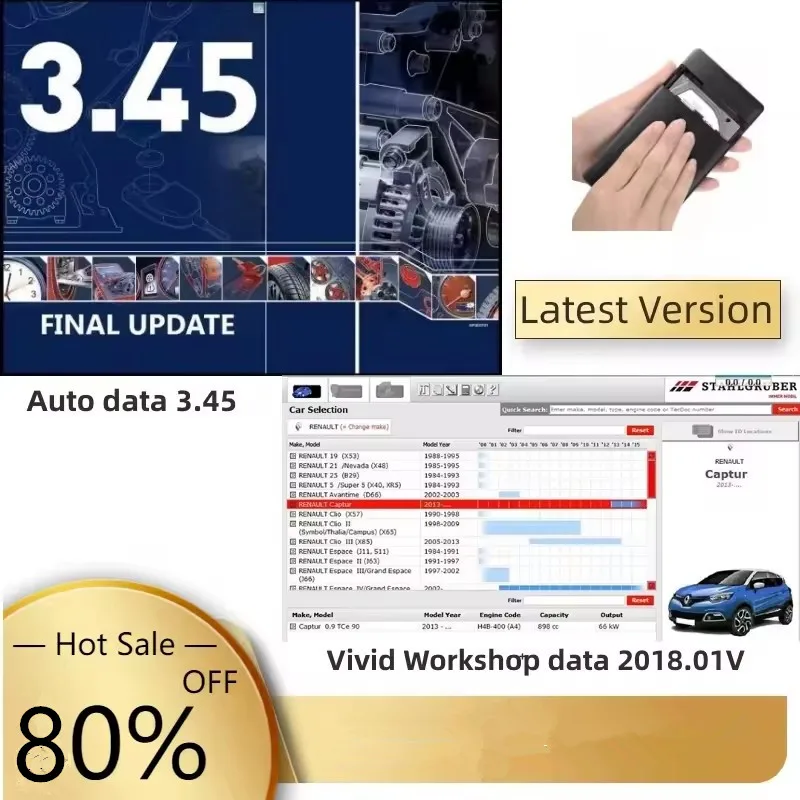 

Hot AutoData 2024 latest 3.45 Car Software + Vivid Workshop Data Atris-Stakis Technik 2018.01V Multi languages to support