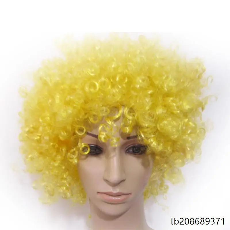 loween Performance Wig Props  Explosive Head Clown Fan Par Accory Women's Traditional Costume Stage Wear