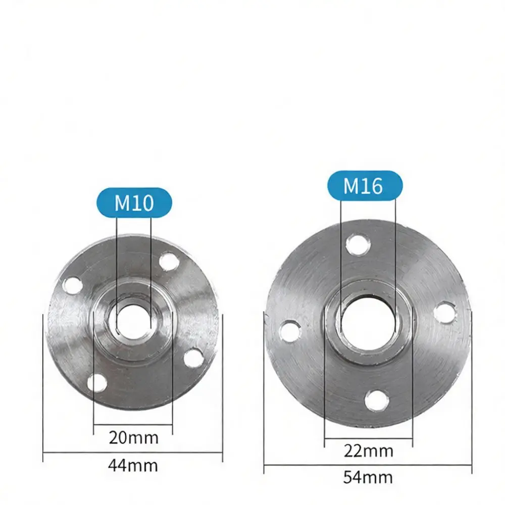 Angle Grinder Flange Nut Pressure Plate Disc Clamp Connector For Power Tools Repair Maintenance Carbon Steel Mounting Set