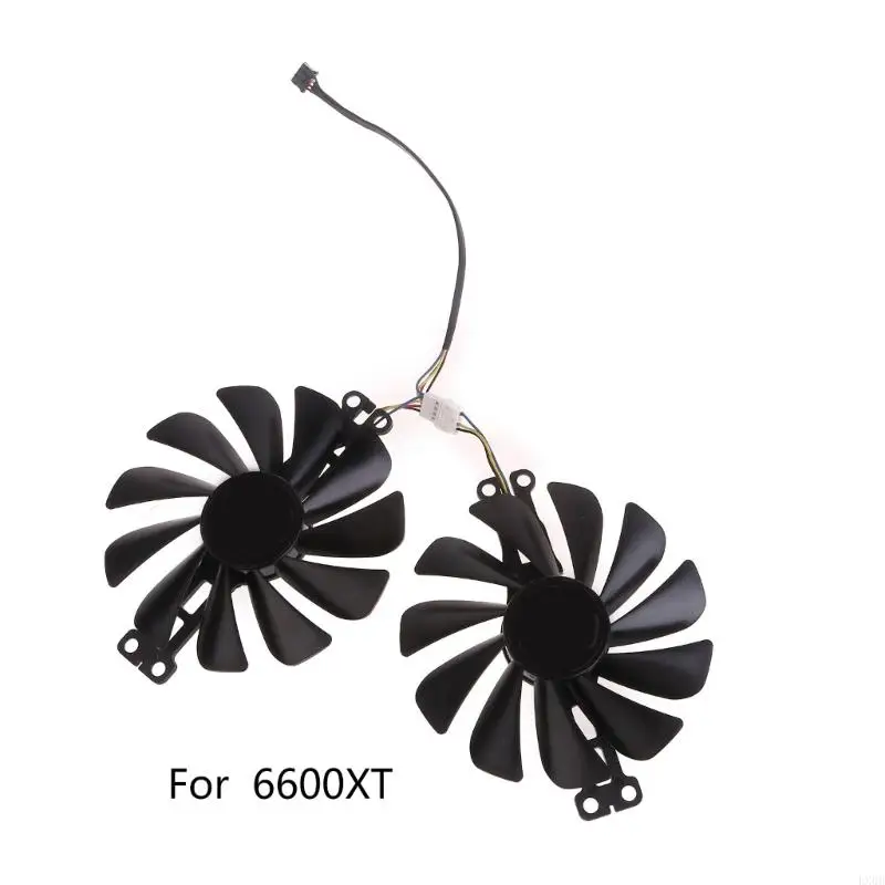 LX0B 95mm Cooling Fan untuk XFX Radeon RX6600 6600XT Desktop Gaming Video Card Fans