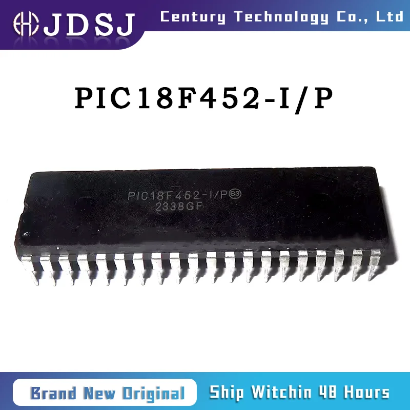 

1PCS/5PCS/10PCS/50PCS PIC18F452-I/P IC MCU 8BIT 32KB FLASH 40DIP 100% New Original