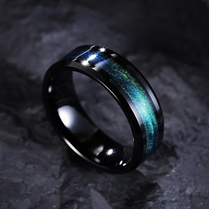 Tungsten Rings for Men and Women,8mm Width  Fashion Fashion Jewelry,Birthday Gift,Free Engraving