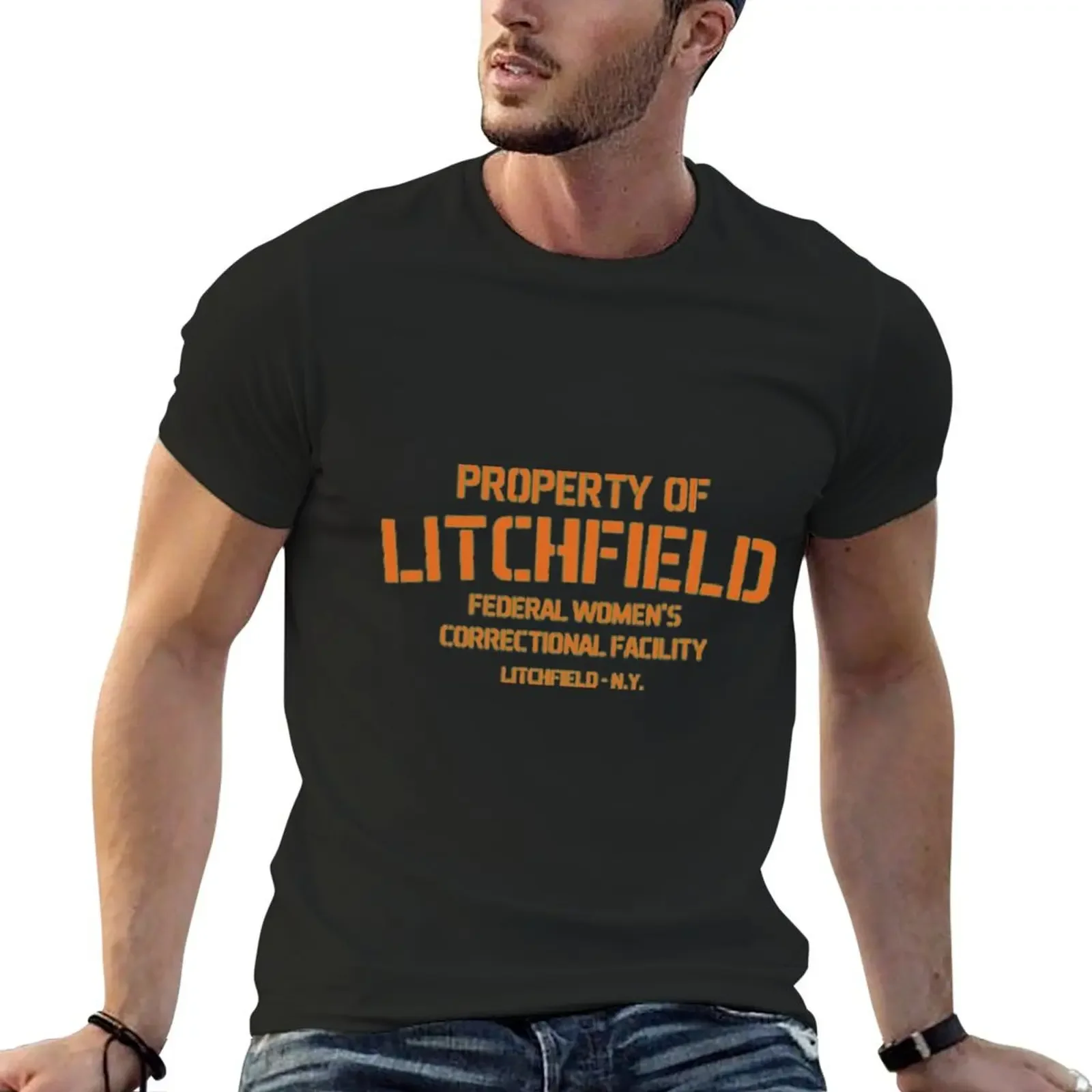 

Property of Litchfield T-Shirt Personalized t-shirt Anime t-shirt funny shirt cotton oversized t shirts for men