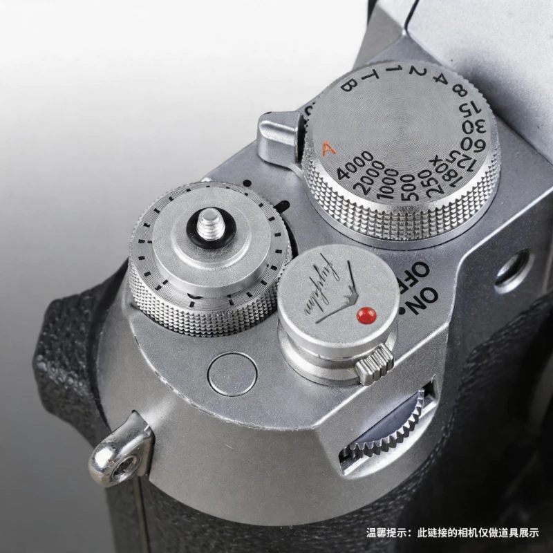 Metal Camera Shutter Button Suitable for Fuji XT5 XT50 XT20 XT10 X100 X100S XS20 XPro3 X100VI Digital Photography Accessories