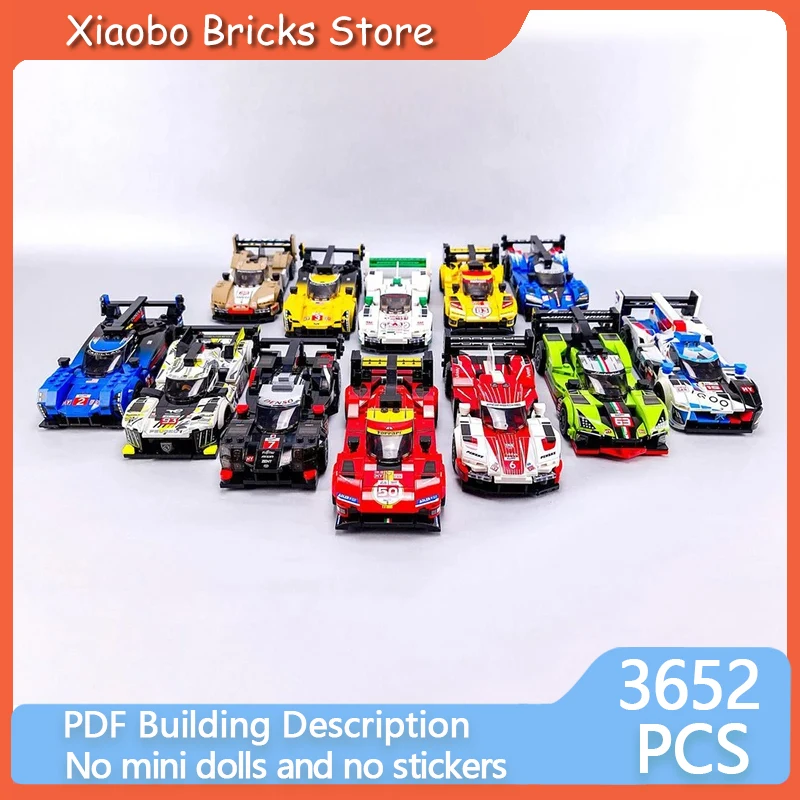 

City Speed Champion Model MOC Building Bricks Sportscar Collection Modular Technology Gifts Holiday Assemble Children Toys Suit
