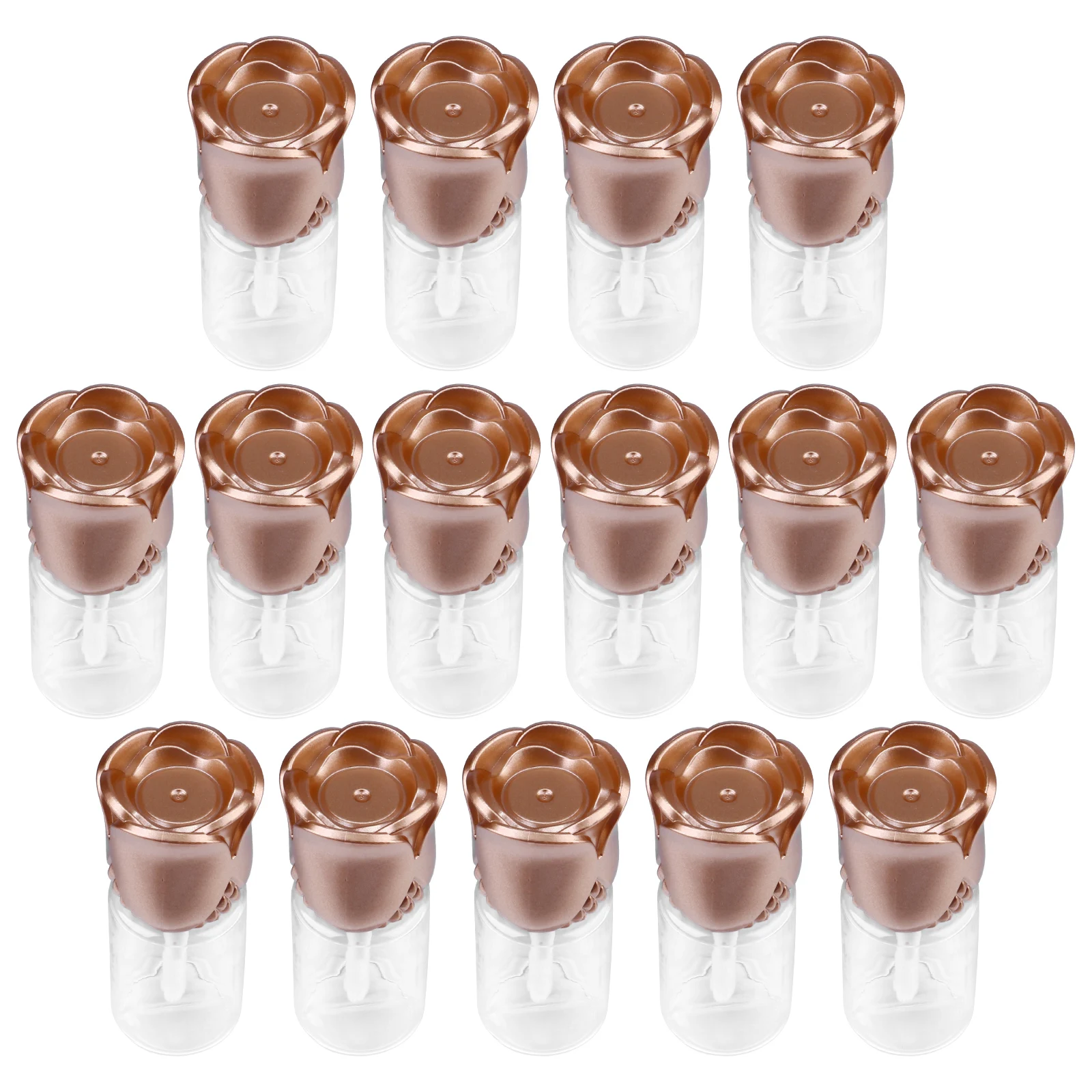 15 pçs recipiente rosa capa bálsamos tubo diy garrafa de plástico bálsamo labial tubo garrafa tamanho viagem bálsamo labial titular 💄