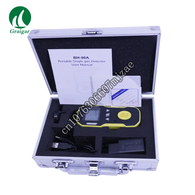 Portable Single Gas Detector BH-90A with C2H4O 0-100ppm-1