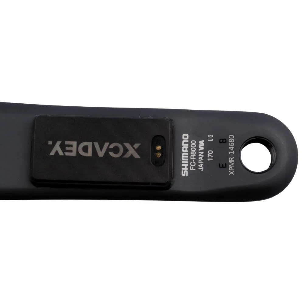 パワーメーターxcadey FC-r8000 165㎜　右クランク USB充電式 シマノ Ultegra R8000 クランク Xcadey 左パワークランクまたは右側