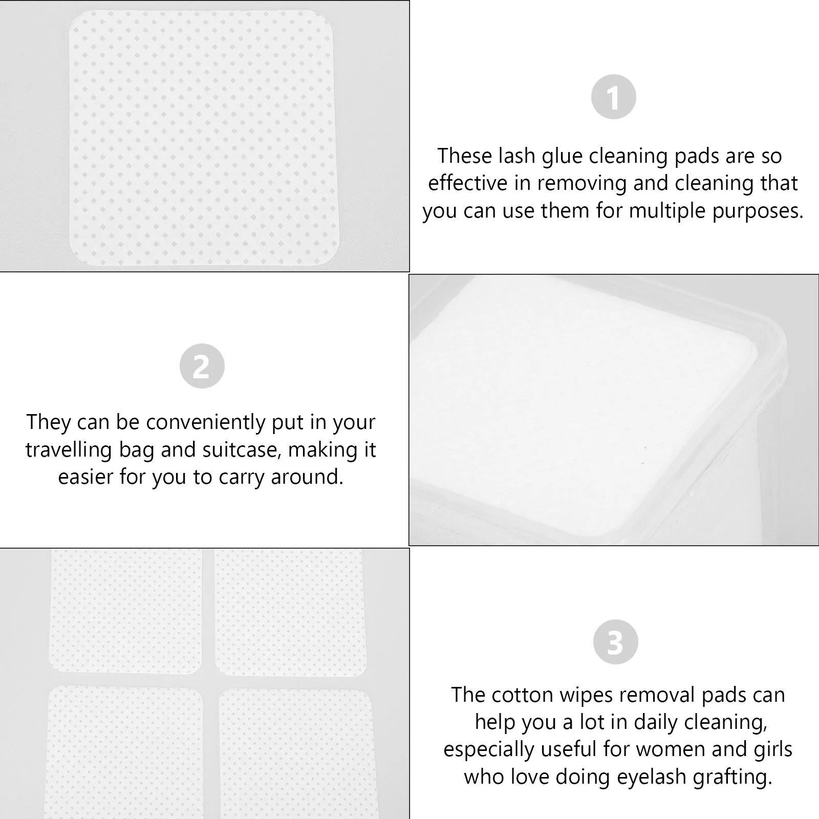 600 個接着剤クレンジングパッドまつげエクステンションワイプ綿生地除去シート接着剤ボトルクリーニングツールまつげエクステンション