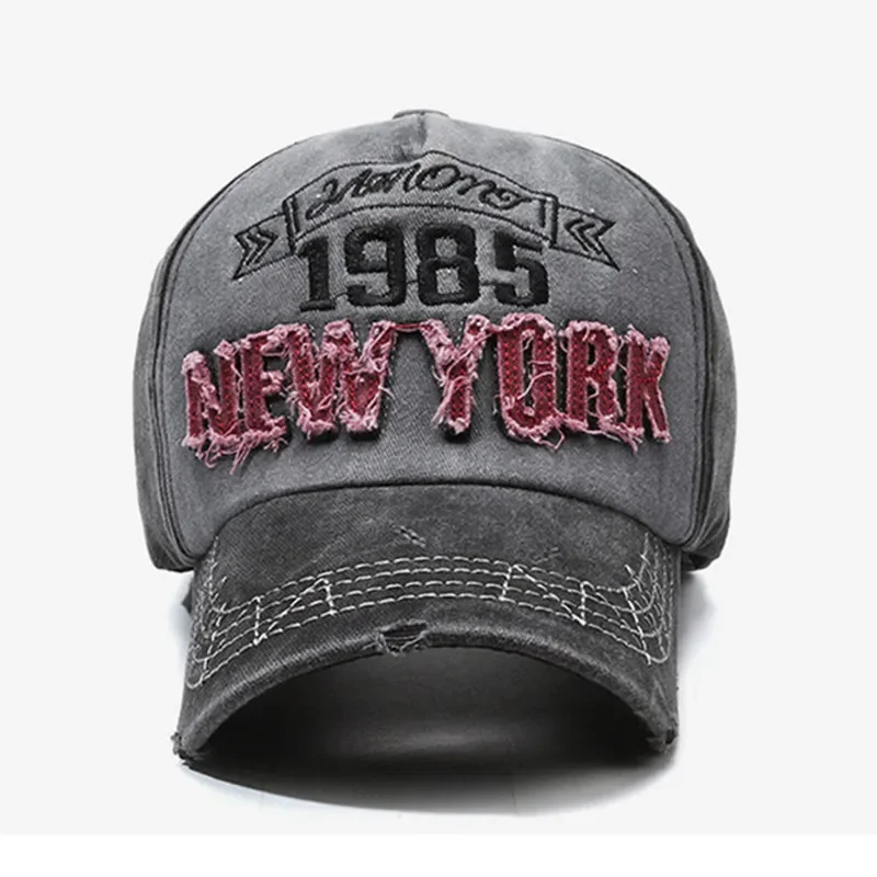 

New Vintage Washed Cotton Baseball Caps For Men And Women Fashion Personality Retro Hip Hop Party Hats Golf Cap Snapback Cap