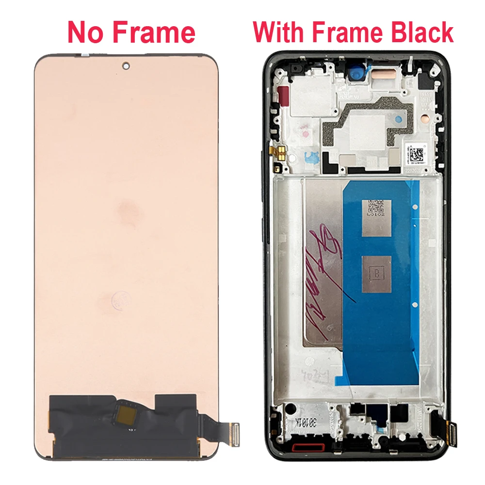 AMOLED For Xiaomi Poco F5 Pro 23013PC75G LCD Display Touch Screen Replacement Digitizer Assembly