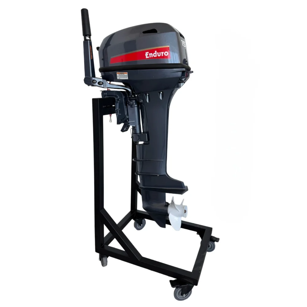 OEM Wholesale CDI Ignition Tiller Control Marine Aluminum Alloy 15HP 2Stroke Outboard Motor For Fishboats